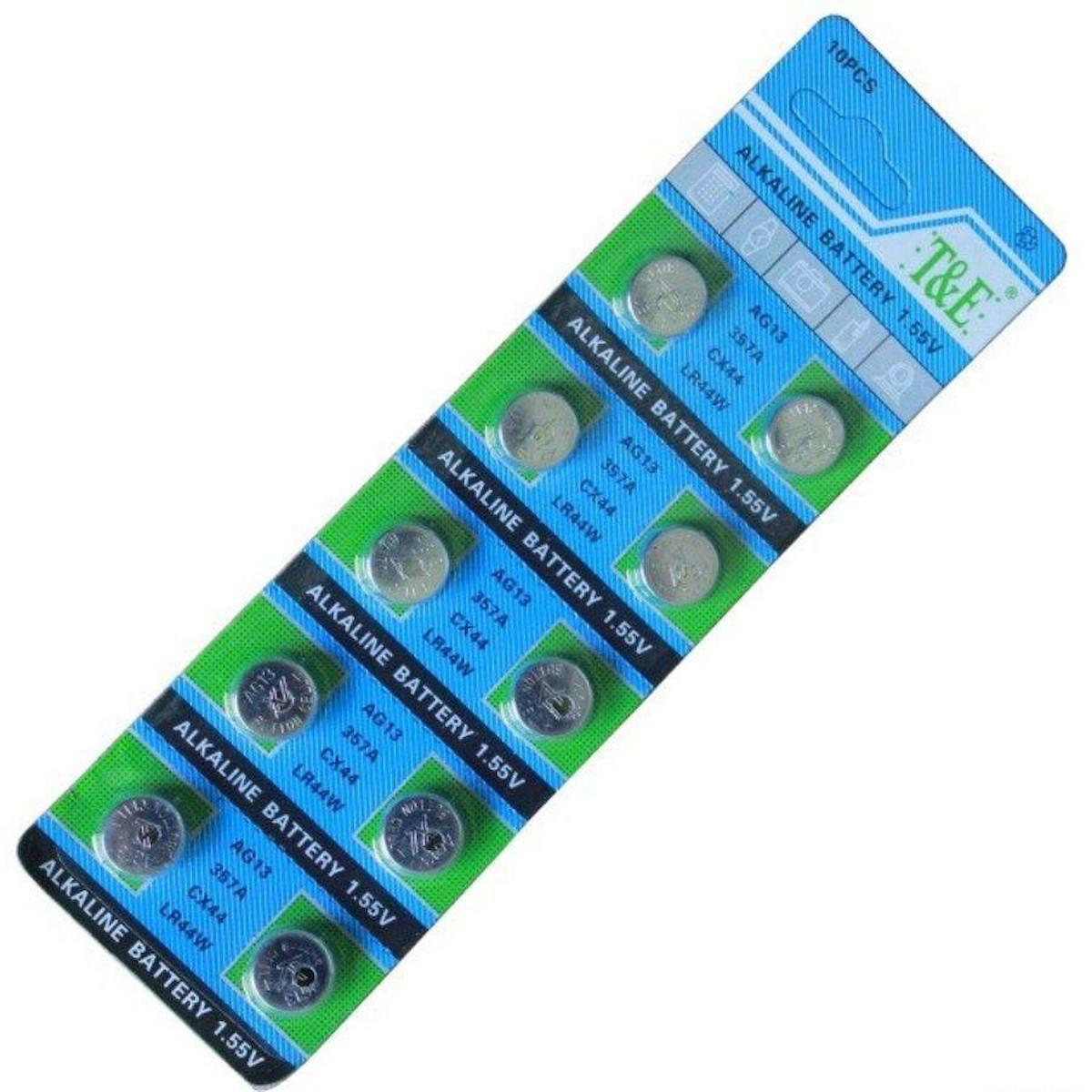 Hellove LR44 1.55 V Alkalin Düğme Pil 10'lu
