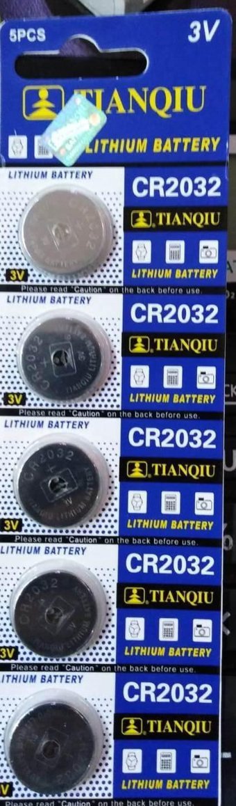 Tianqiu CR2032 3 V Lityum Düğme Pil 10'lu