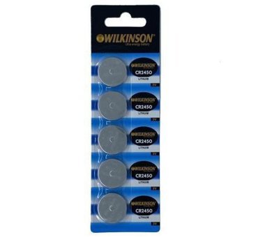 Wilkinson CR2450 3 V Lityum Düğme Pil 5'li