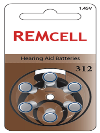Remcell 312 1.45 V Düğme Pil 6'lı