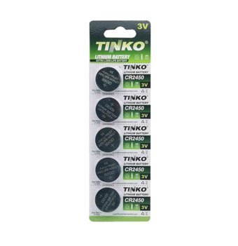 TINKO CR2450 3 V Lityum Düğme Pil 5'li