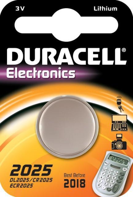 Duracell CR2025 3 V Lityum Düğme Pil