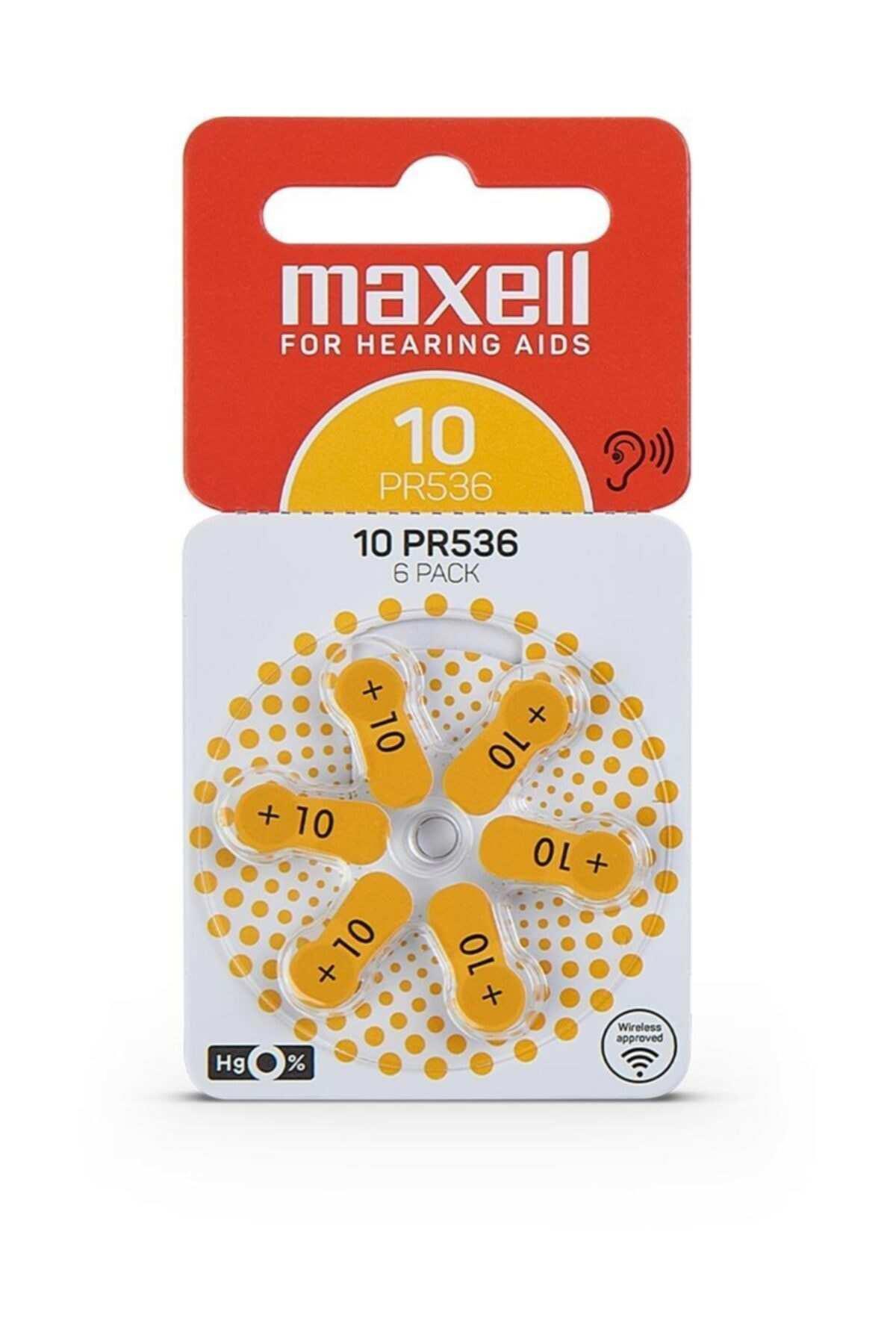 Maxell 10 1.4 V Düğme Pil 6'lı