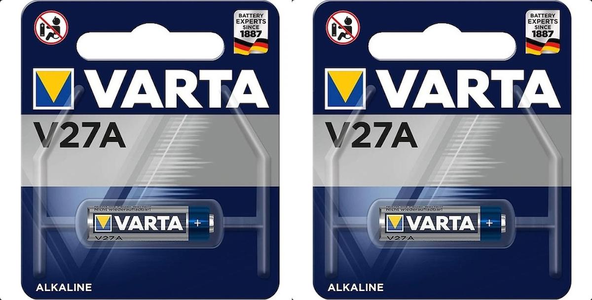 Varta 12 V Alkalin V27A Pil 2'li