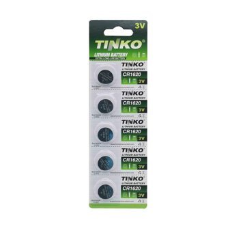 Tinko CR1620 3 V Lityum Düğme Pil 5'li