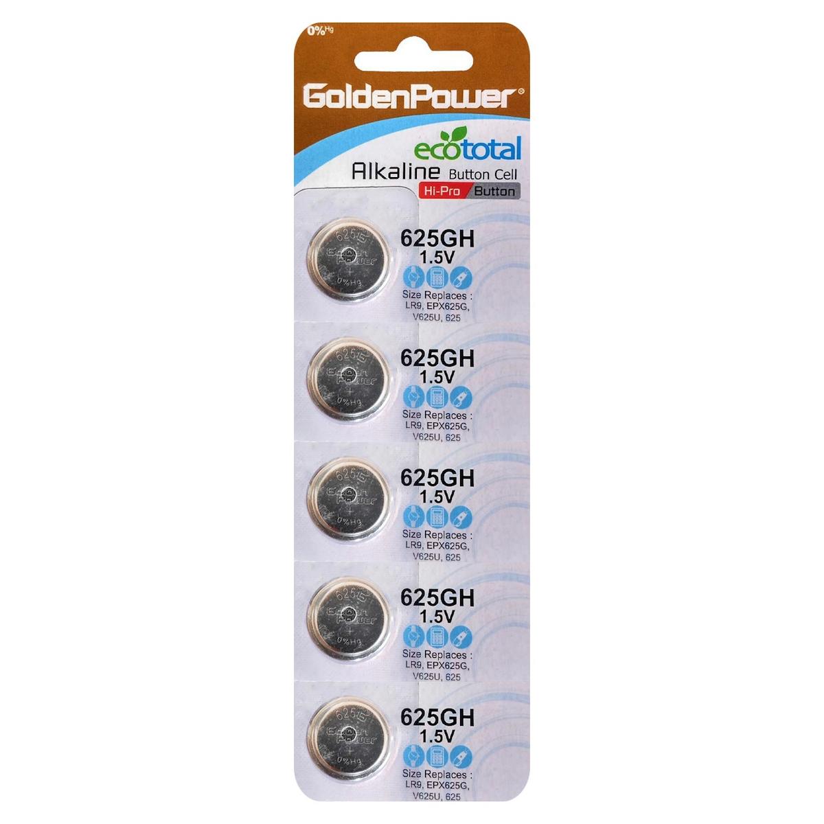 Gp 625GH 1.5 V Alkalin Düğme Pil 5'li