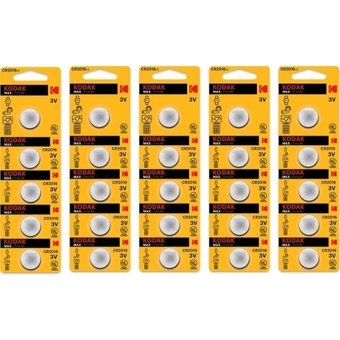 Kodak CR2016 3 V Lityum Düğme Pil 25'li