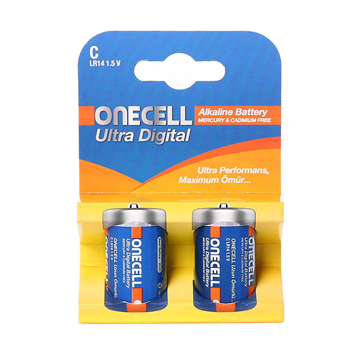 Onecell LR14 1.5 V Alkalin C / Orta Pil 2'li