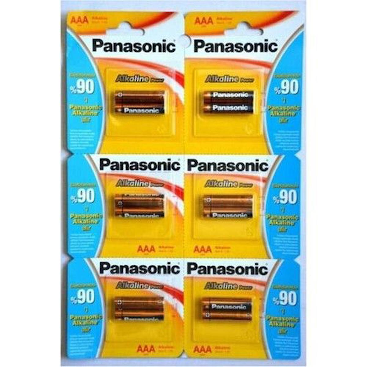 Panasonic LR03APB12BP 1.5 V Alkalin AAA / İnce Kalem Pil 12'li