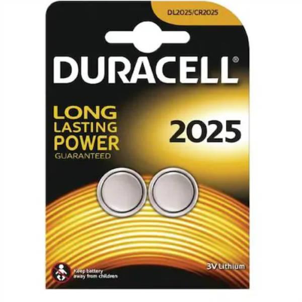 Duracell 2025 3 V Lityum Düğme Pil 2'li