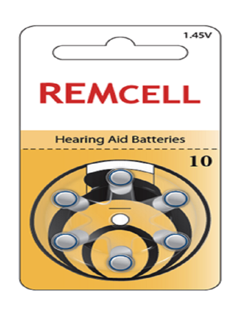 Remcell 10 1.45 V Düğme Pil 6'lı