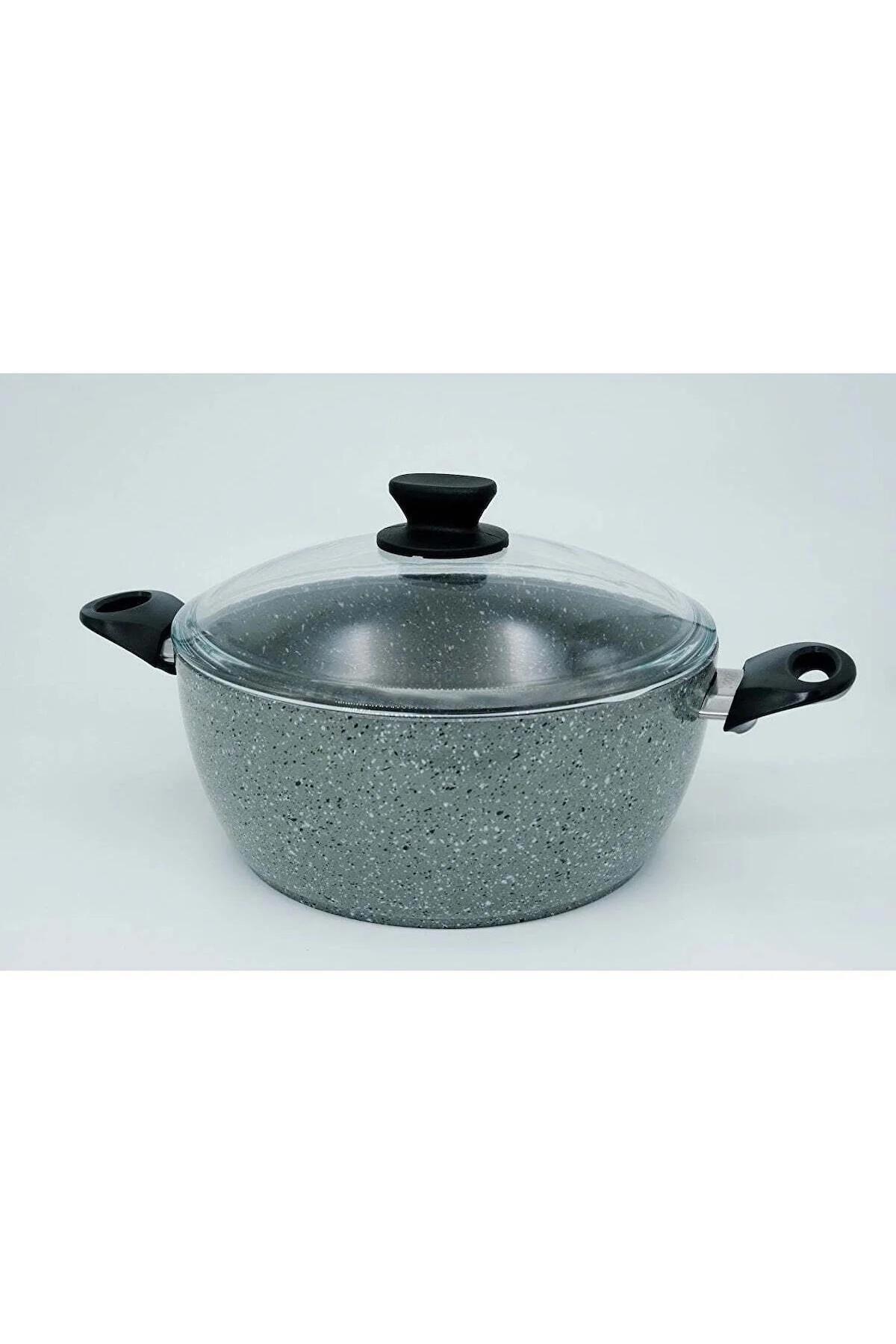 Hiper Ece 24 cm Emaye Granit Derin Tencere