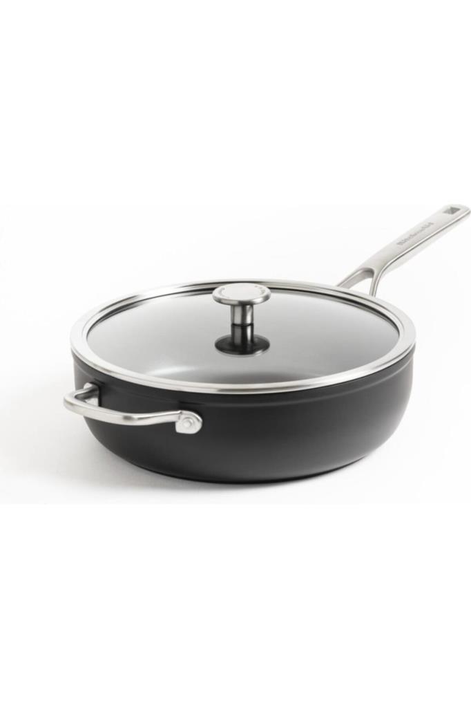 Kitchen Aid Hard Anodize 28 cm Alüminyum Kısa Tencere