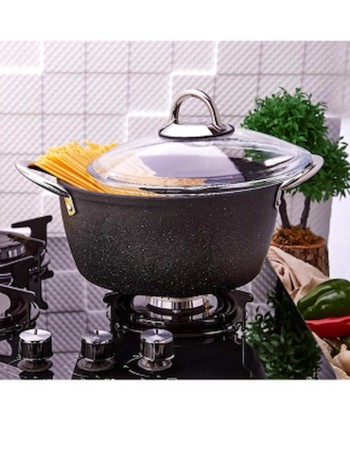 Bersachef Galaxy Granit 24 cm Granit Derin Tencere