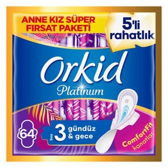 Orkid Platinum İnce 64'lü Hijyenik Ped 1 Adet