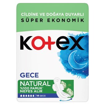 Kotex Natural Ultra Organik İnce 14'lü Hijyenik Ped 1 Adet