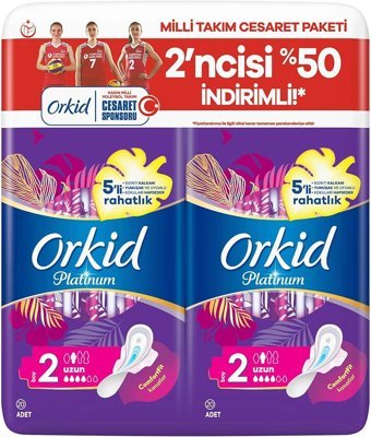 Orkid Platinum İnce 20'li Hijyenik Ped 2 Adet