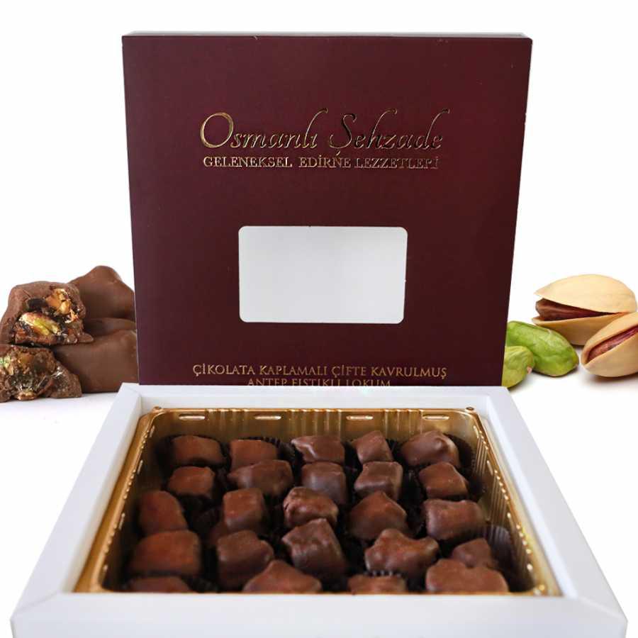 Osmanlı Şehzade Fıstıklı Çifte Kavrulmuş Lokum 350 gr