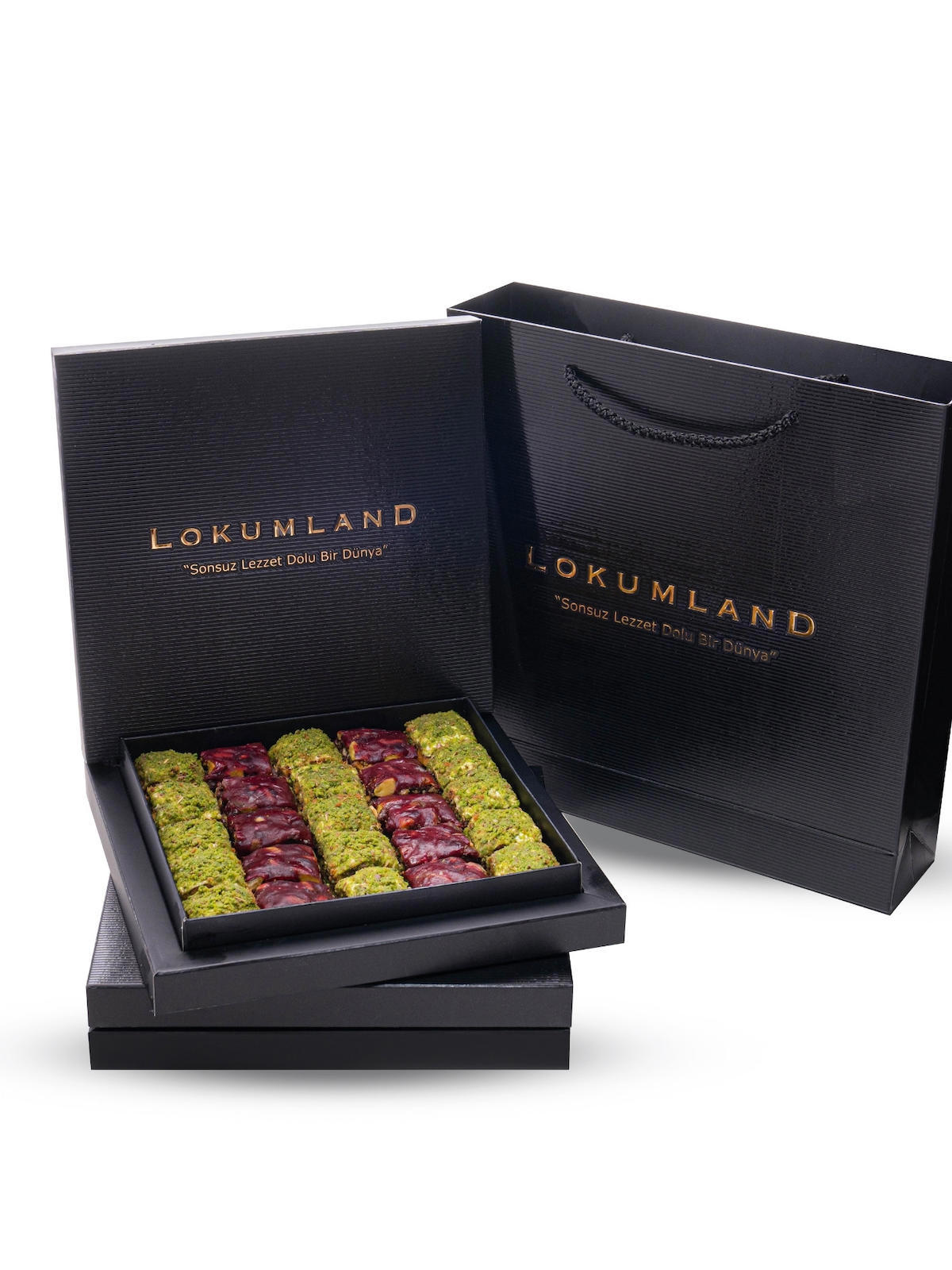 Lokumland Fıstıklı Narlı Baklava Lokum 1 kg