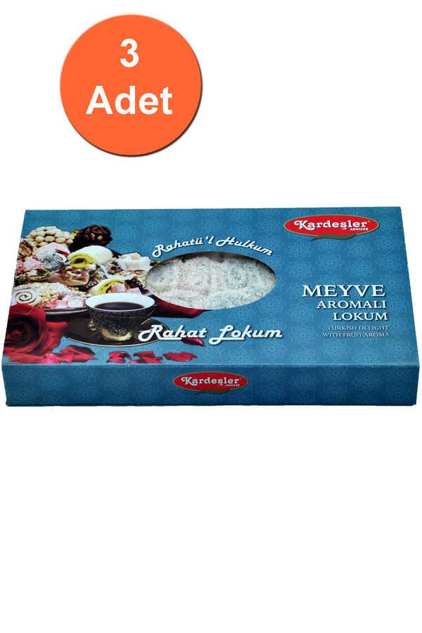 Kardeşler Şekerleme Meyveli Lokum 3 x 700 gr