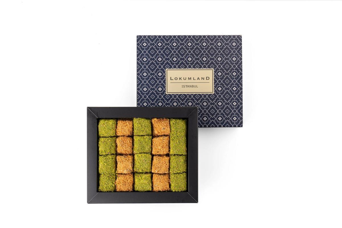 Lokumland Fıstıklı Kadayıflı Baklava Lokum 1 kg