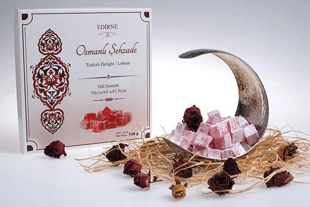 Osmanlı Şehzade Güllü Lokum 500 gr