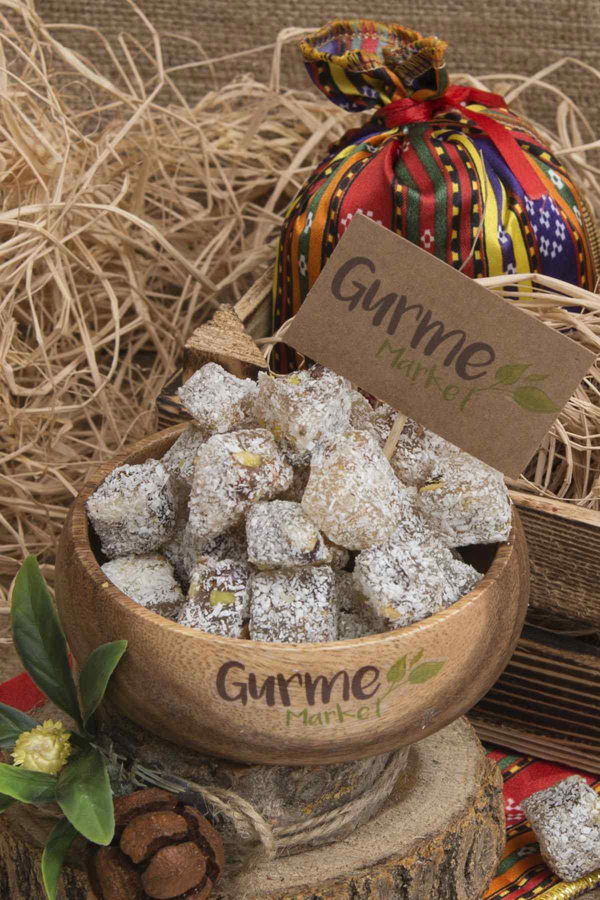 Gurmemarket Fıstıklı Çifte Kavrulmuş Lokum 1 kg