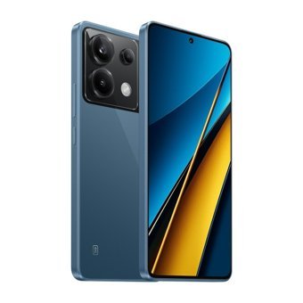 Poco X6 256 GB Hafıza 12 GB Ram 6.67 inç 64 MP Çift Hatlı AMOLED Ekran Android Akıllı Cep Telefonu Mavi