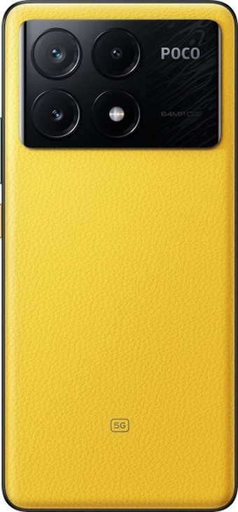 Poco X6 Pro 256 GB Hafıza 8 GB Ram 6.67 inç 64 MP Çift Hatlı AMOLED Ekran Android Akıllı Cep Telefonu Sarı