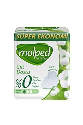 Molped Pure & Soft Organik İnce 26'lı Hijyenik Ped 1 Adet