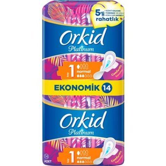 Orkid Platinum İnce 14'lü Hijyenik Ped 1 Adet