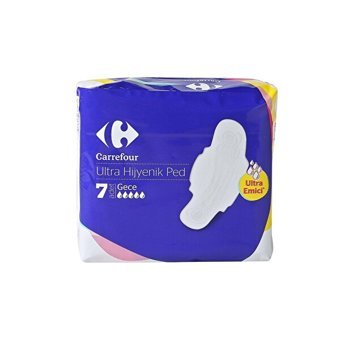 Carrefour Ultra İnce 7'li Hijyenik Ped 1 Adet