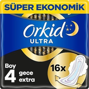 Orkid Ultra İnce 16'lı Hijyenik Ped 4 Adet