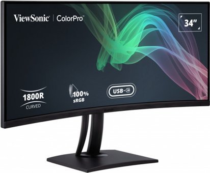 ViewSonic VP3481A 100 Hz 5 ms 34 inç UWQHD Kavisli Ekran Kavisli Ekran VA Hoparlörlü HDMI Freesync 3440 x 1440 px LED Oyuncu Monitör