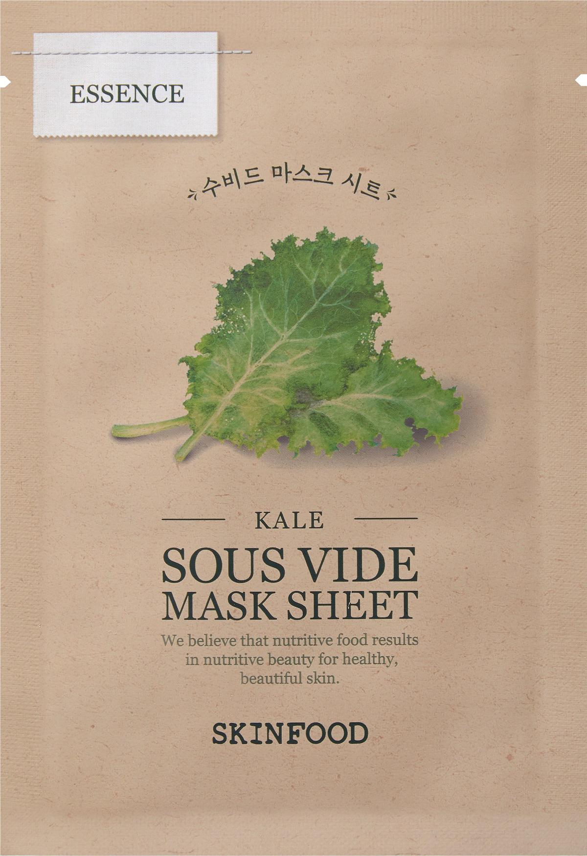 Skinfood Kale Sous Vide Nemlendirici Kağıt Yüz Maskesi 20 gr