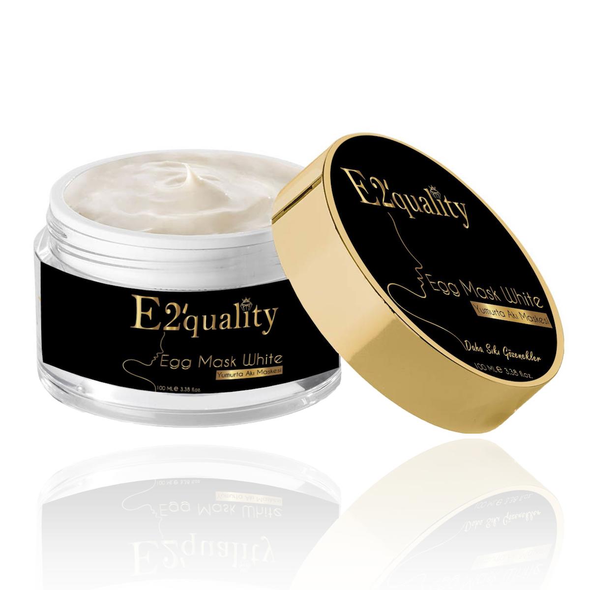 E2'quality Egg White Krem Yüz Maskesi 100 ml