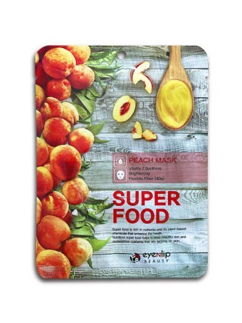 Eyenlip Beauty Super Food Şeftali Özlü Kağıt Yüz Maskesi 1 Adet