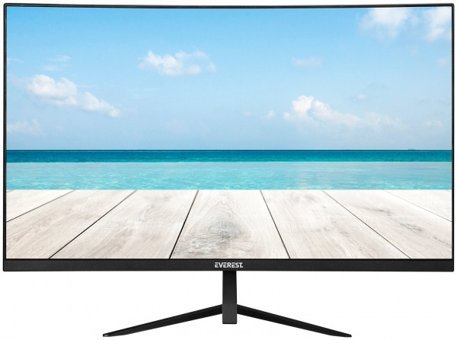 Everest M555 75 Hz 5 ms 23.6 inç FHD Kavisli Ekran VA VGA HDMI Freesync 1920 x 1080 px LED Oyuncu Monitör