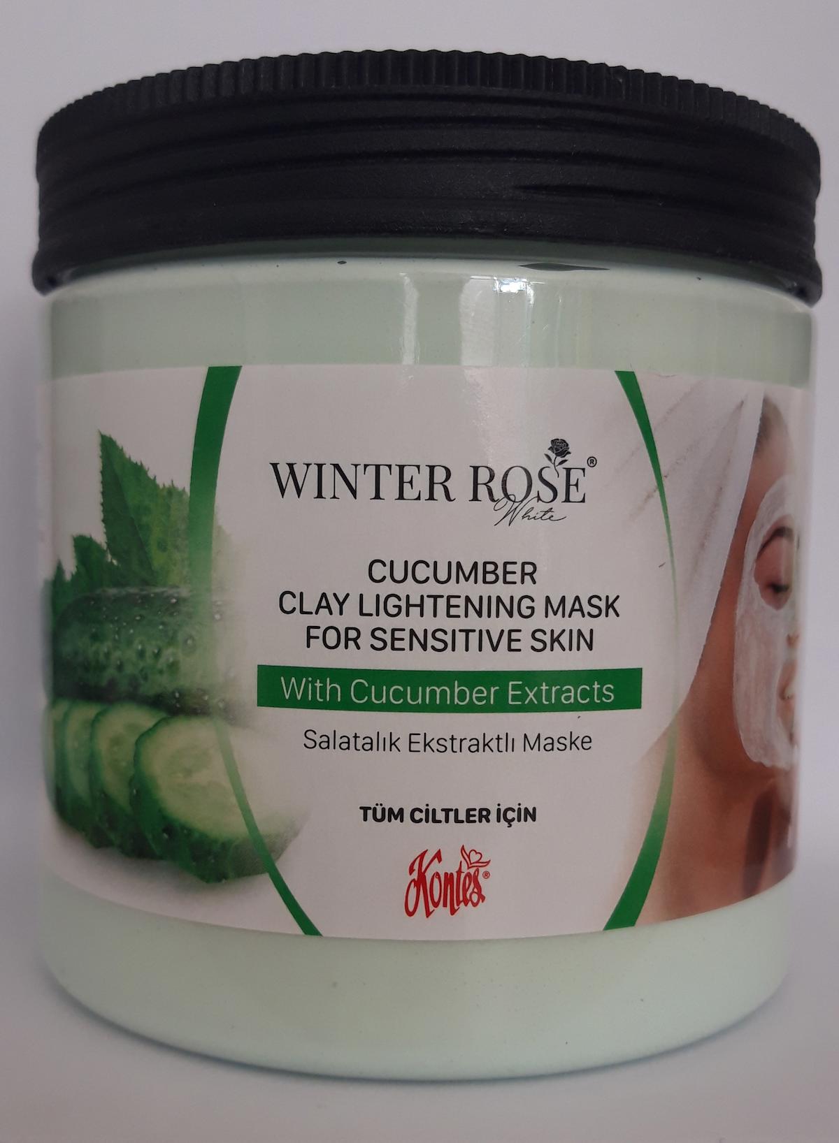 Winter Rose Clay Lightening Salatalık Ekstratlı Yüz Maskesi 500 gr
