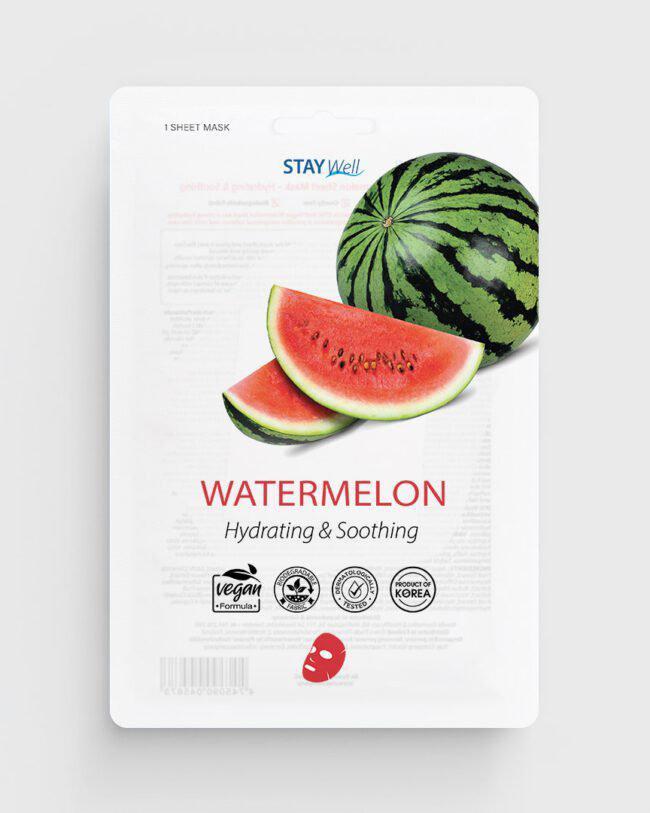 Staywell Watermelon Nemlendirici Kağıt Yüz Maskesi 20 gr