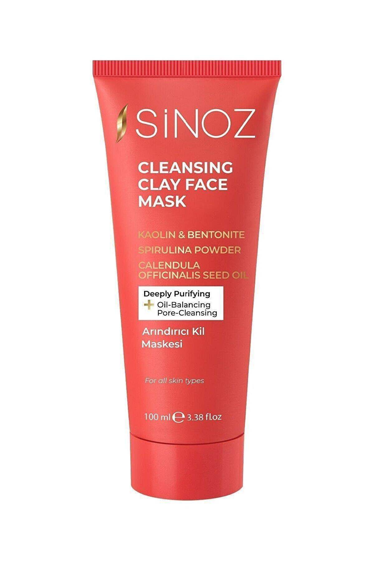 Sinoz Cleansing Clay Face Killi Krem Yüz Maskesi 100 ml
