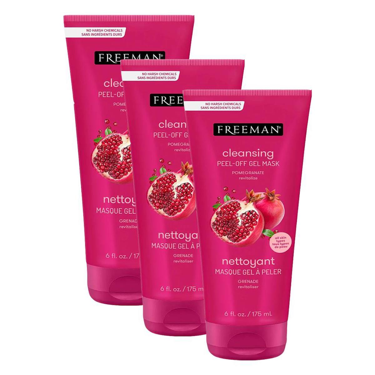 Freeman Peel-Off Gel Soyulabilir Krem Yüz Maskesi 3x175 ml