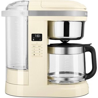 Kitchenaid 5KCM1209EAC Zaman Ayarlı Plastik Filtreli Karaf 1.7 L Hazne Kapasiteli 12 Fincan Akıllı 1100 W Beyaz Filtre Kahve Makinesi