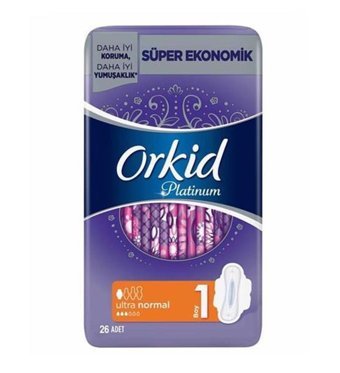 Orkid Platinum İnce 26'lı Hijyenik Ped 1 Adet