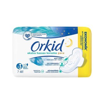 Orkid Extra Hassas Koruma İnce 7'li Hijyenik Ped 1 Adet