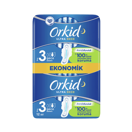 Orkid Ultra İnce 12'li Hijyenik Ped 1 Adet