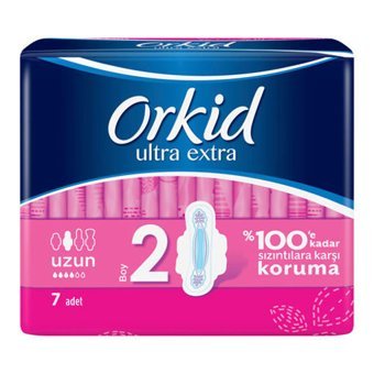 Orkid Ultra Extra İnce 7'li Hijyenik Ped 2 Adet