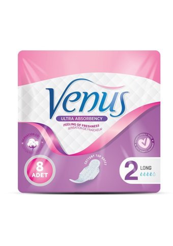 Venüs İnce 8'li Hijyenik Ped 12 Adet