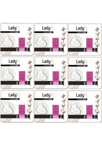 Ladyfit İnce 7'li Hijyenik Ped 9 Adet