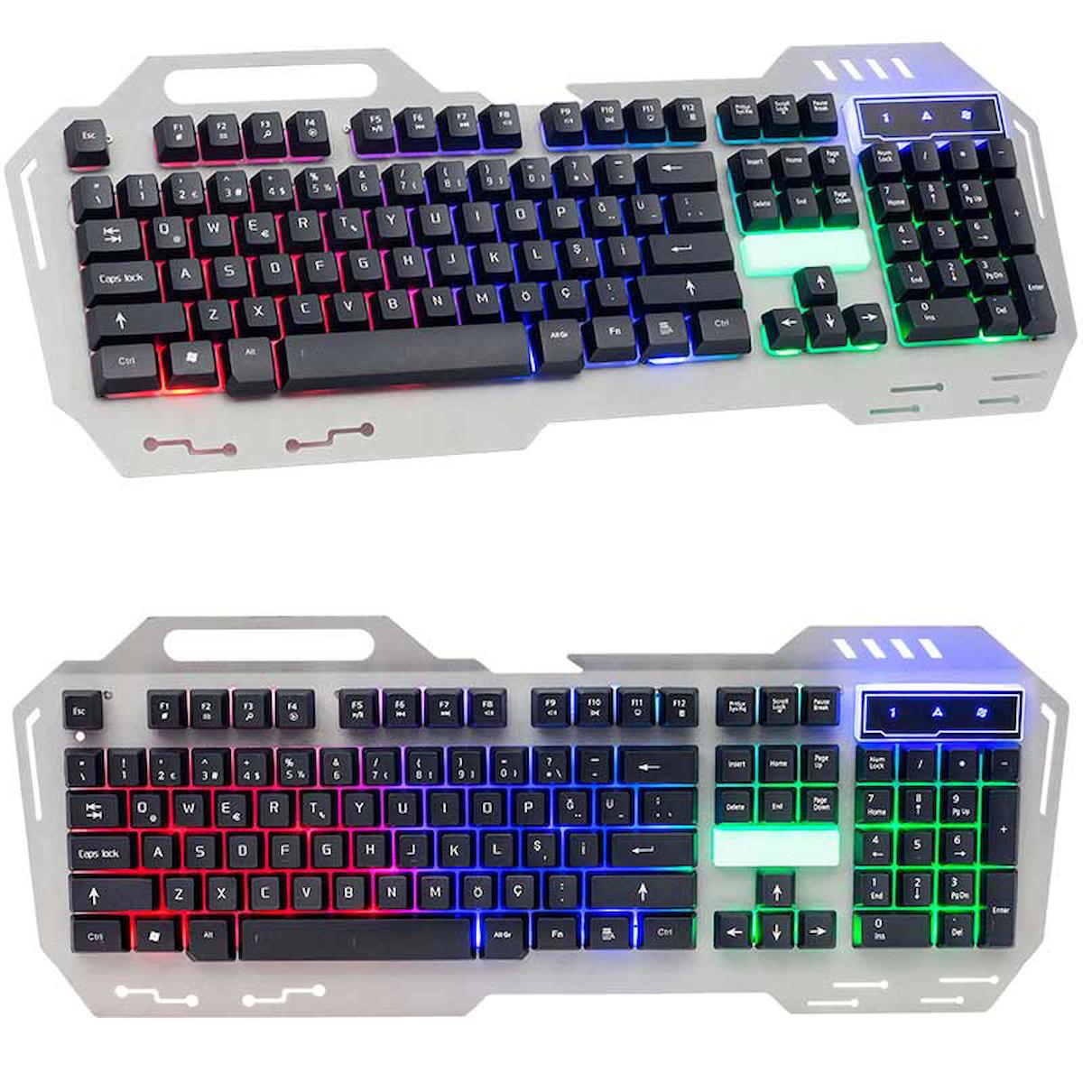 Hello HL-18743 Türkçe 104 Tuşlu Kablolu Siyah Mekanik Hisli Gaming Klavye